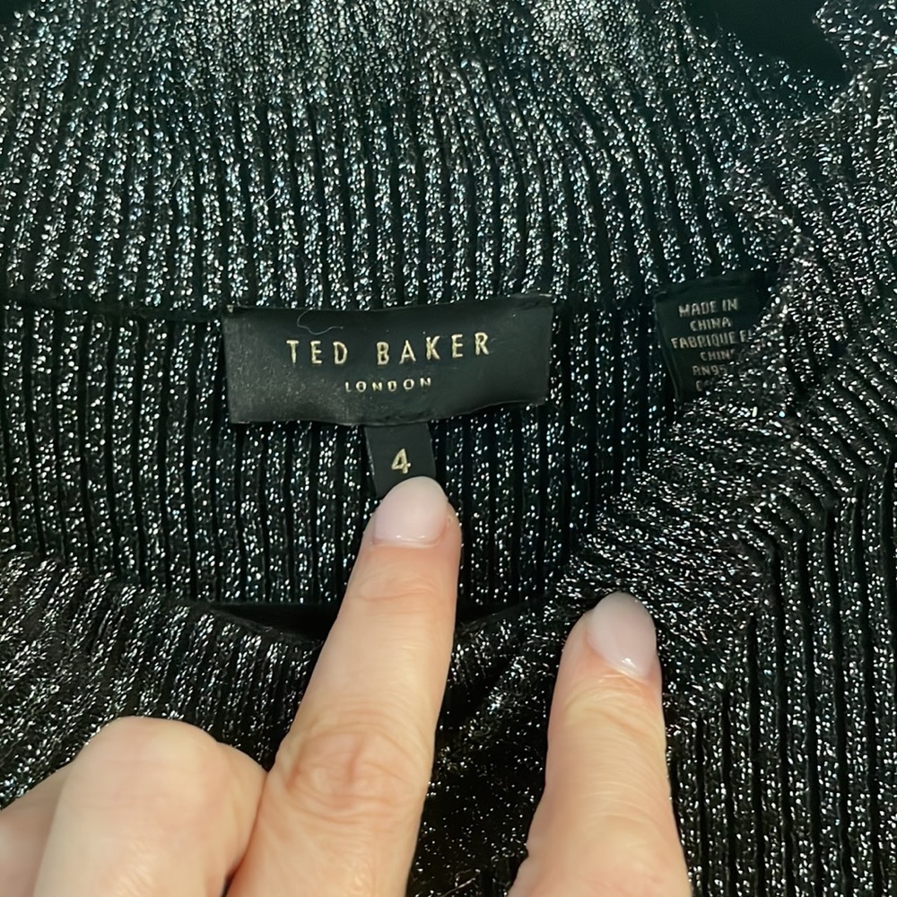 Ted Baker Sparkle Ruffle Sweater - Picture 5 of 5